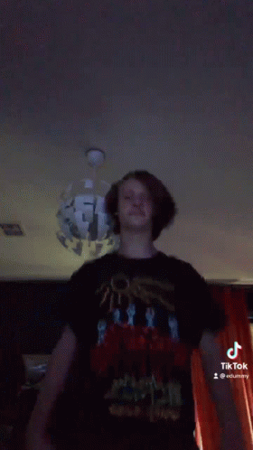 Person Dancing With Chandelier GIF