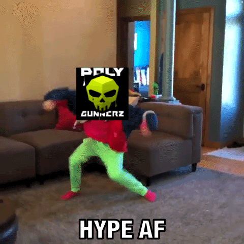 Person Dancing with Gunnerz Logo Head