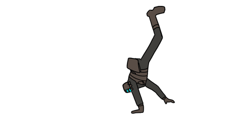 Person Doing Handstand on Back