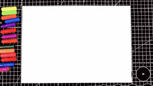 Person Drawing Sad Face With Marker GIF