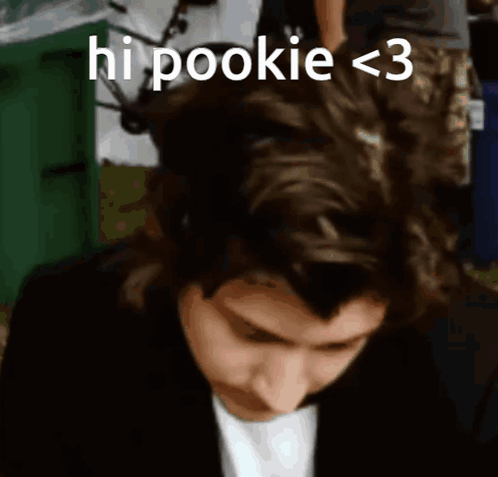Person Face Saying Hi Pookie <3