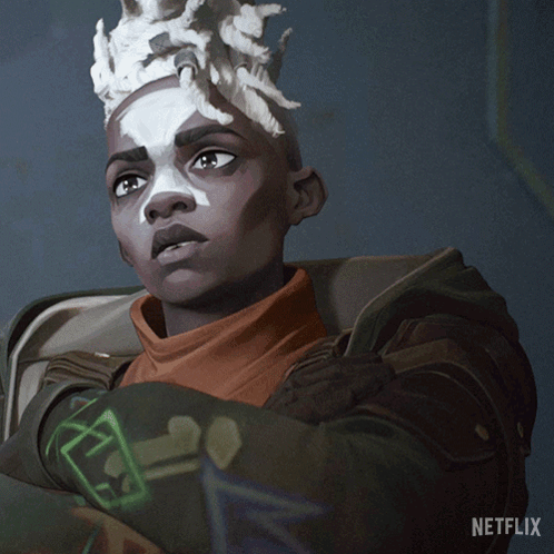 Person Face with Netflix Logo