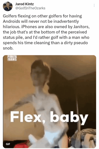 Person Flexing on Another