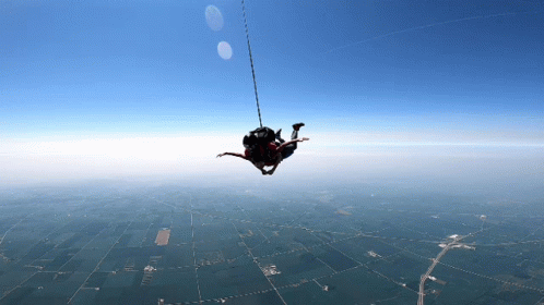 Person Hanging From Rope