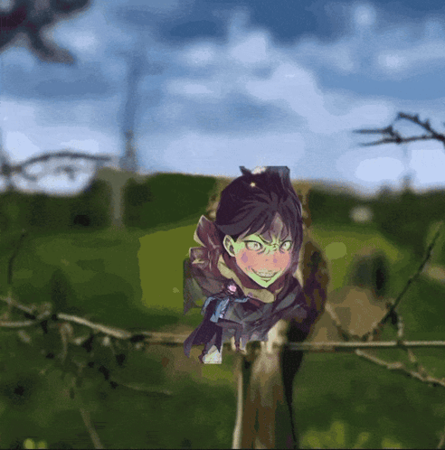 Person Hanging from Tree