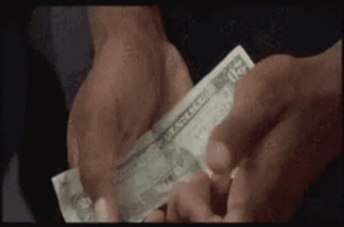 Person Holding 20 Dollar Bill