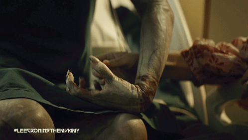 Person Holding Another's Hand #leeroningthemummy
