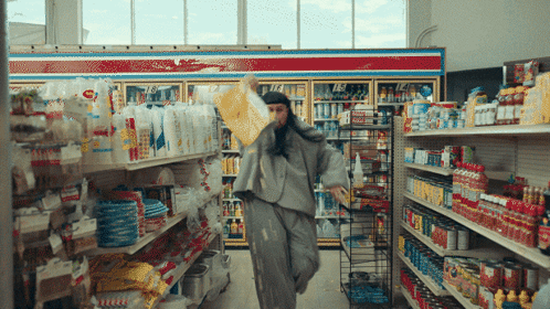 Person Holding Bag Saying Maggi GIF