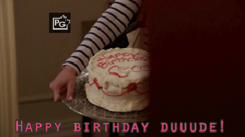 Person Holding Birthday Cake Cece GIF
