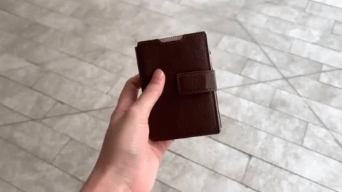 Person Holding Brown Leather Wallet