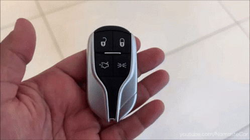 Person Holding Car Key Fob YouTube