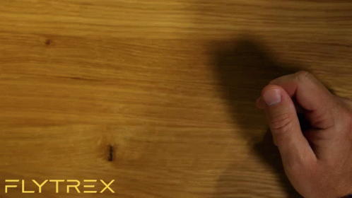 Person Holding Cell Phone With Flytrex Logo GIF