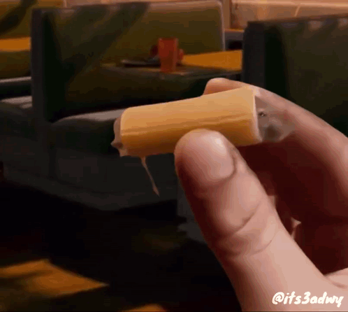 Person Holding Cheese With Hashtag @Its3adwwy GIF