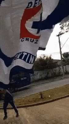 Person Holding Cruz Flag