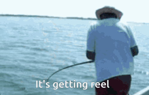 Person Holding Fish Don't Let Fish Catch You GIF