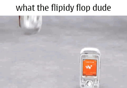 Person Holding Flip Phone Looking At It