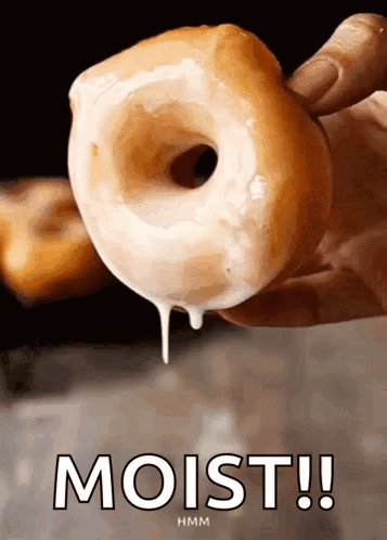 Person Holding Glazed Doughnut Moist
