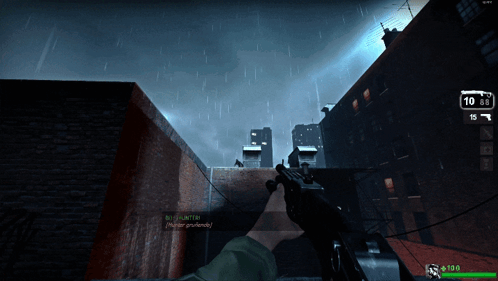 Person Holding Gun In Video Game Number 10 GIF