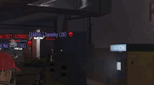 Person Holding Gun with Cartel K