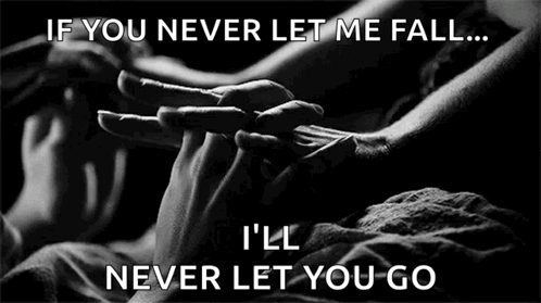 Person Holding Hand Quote