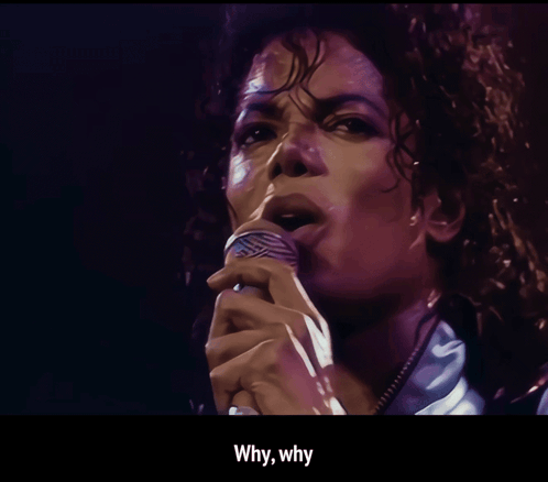 Person Holding Microphone Saying Why Why