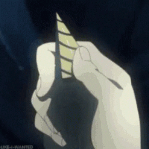 Person Holding Paper Horn GIF