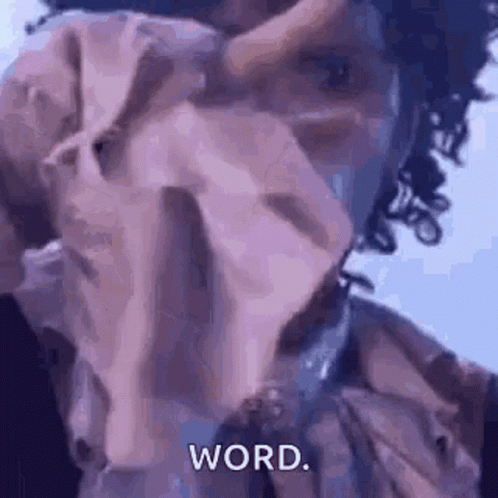 Person Holding Paper Saying Word GIF