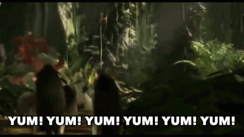 Person Holding Paper Saying Yum Yum Yum Yum