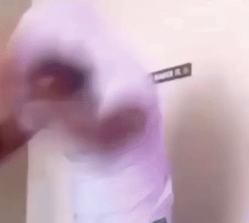Person Holding Purple Object