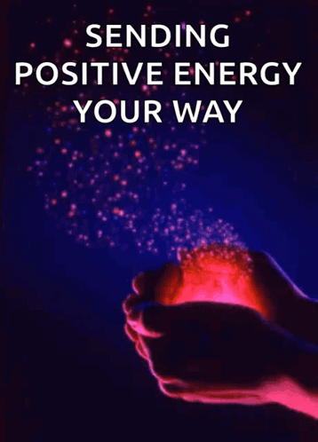 Person Holding Red Ball Sending Positive Energy Your Way