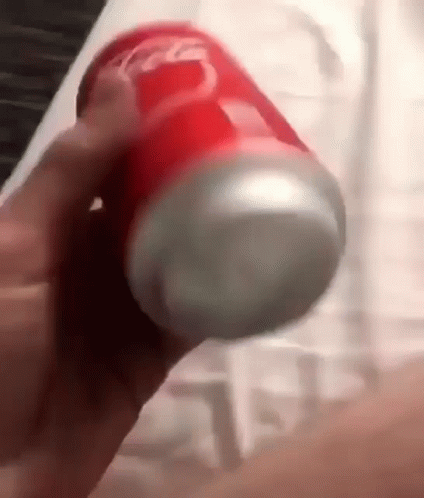 Person Holding Red Coca Cola Can