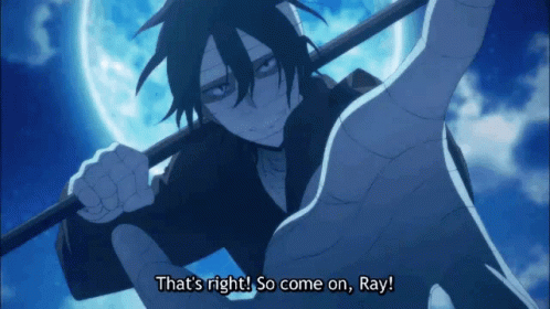 Person Holding Stick Saying That's Right So Come On Ray