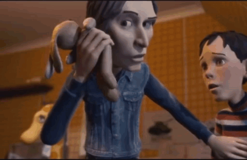 Person Holding Stuffed Animal GIF