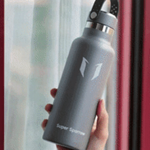 Person Holding Super Sparrow Water Bottle GIF