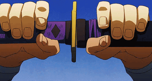 Person Holding Sword