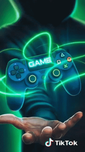Person Holding Video Game Controller Saying Game GIF