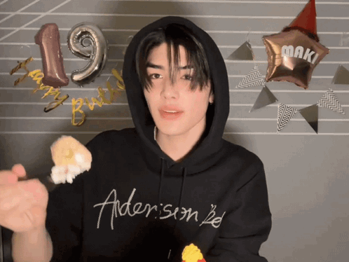 Person in Black Hoodie Saying Anderson