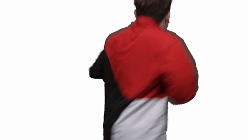 Person in Black Red and White Jacket