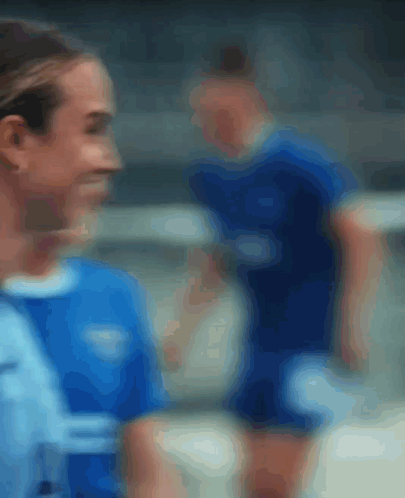 Person in Blue Shirt