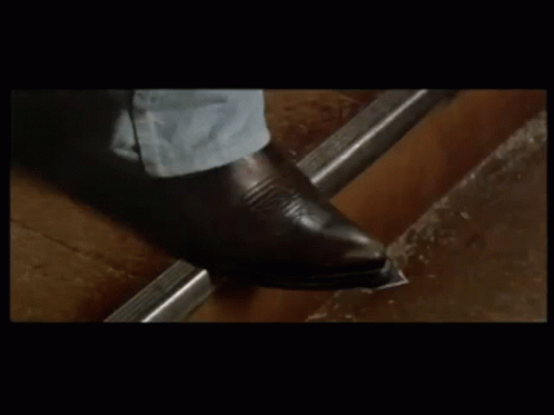 Person In Brown Cowboy Boots GIF