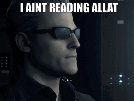 Person In Chair Saying I Aint Reading Allat GIF