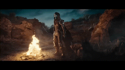 Person in Front of Fire with Cayde Time Valley
