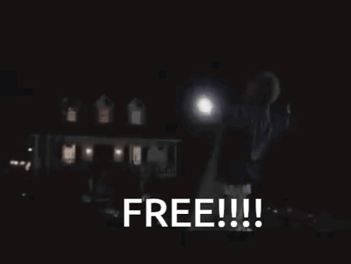Person In Front Of House Saying Free GIF
