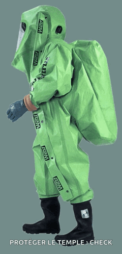 Person in Green Vaulter Elite Suit