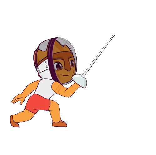 Person in Helmet Holding Fencing Sword