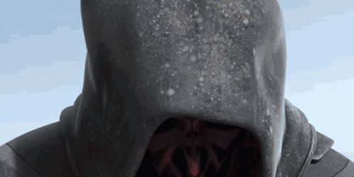 Person in Hood Close Up