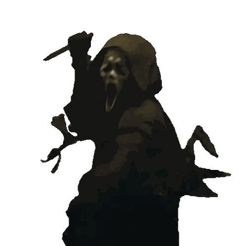 Person in Hooded Jacket Holding Knife