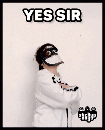 Person In Mask Giving Thumbs Up Saying Yes Sir GIF