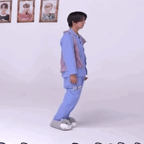 Person in Pajamas Laying on Floor With Zzz