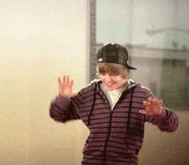Person In Purple Striped Hoodie And Hat GIF